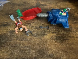 Fisher-Price Vintage 1997 Great Adventures Shipwreck Sub w Drill Vehicle Works+ - Picture 1 of 1