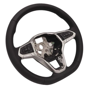 Multi Function Steering Wheel Leather Acc Travel Assist VW Polo VI Aw T-Roc A1 - Picture 1 of 5