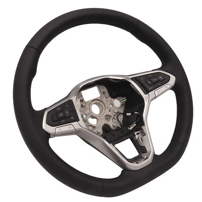 Multi Function Steering Wheel Leather Acc Travel Assist VW Polo VI Aw T-Roc A1 - Image 1 of 4