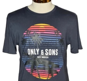Camisetas hombre Sunset Only and Sons Reino Unido pequeñas.  - Imagen 1 de 7