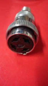 NEU Amphenol 91-MC-4F1 4-PIN BUCHSE MIKROFONSTECKER passt zu 91-MC-4M1, 91-PC-4M - Bild 1 von 4