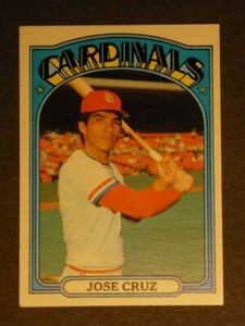 1972 Topps Jose Cruz #107 Cardinals NM+ OR BETTER
