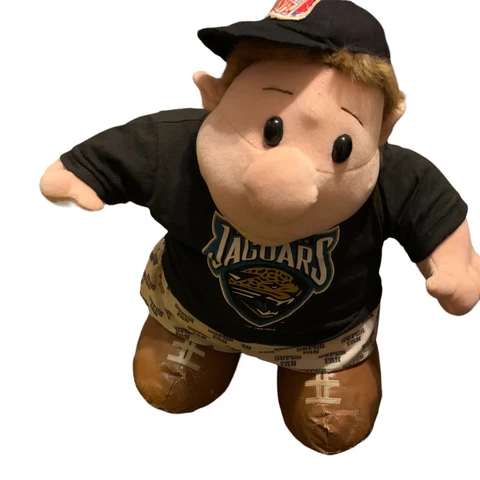Play Football, NFL Superfan Plush Doll, Jaguars Fan, 17” Please Read Cover