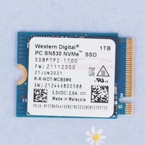 NEW WD PC SN530 M.2 2230 SSD 1TB NVMe PCIe For Microsoft Surface Laptop 3 & 4 - Afbeelding 1 van 10