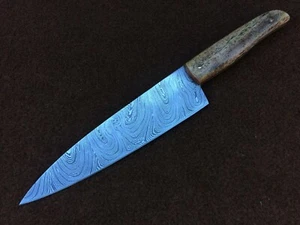 Custom Handmade Damascus Steel Chef Knife, kitchen Knife, Fully Functional - Picture 1 of 6