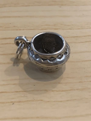 .925 Navajo Native American Pottery Sterling Silver Jewelry Charm #southwestern - Image 1 of 4