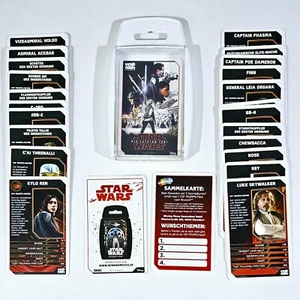 2017 Disney Winning Moves Top Trumps Quartet Star Wars VIII - Die Last Jedi - Picture 1 of 1