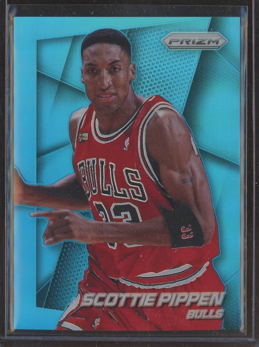 2014-15 Panini Prizm Light Blue Prizm #218 Scottie Pippen /49 BULLS HOF