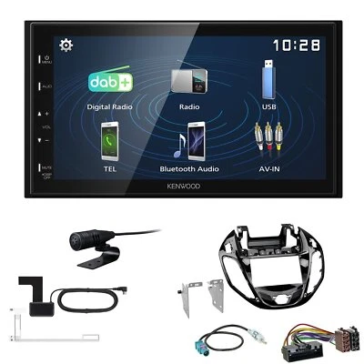 Kenwood DMX129DAB   Autoradio für Ford B-Max ab 2012 piano black - Bild 1 von 4