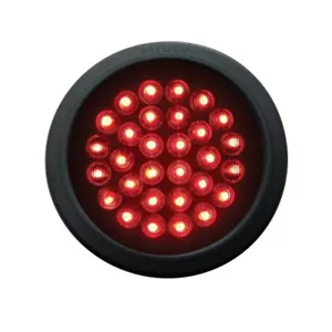 30 LED Economy 4" Stop, Turn & Tail Light Kit - Hot Rod Red LED/Red Lens - Foto 1 di 3