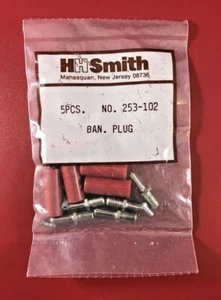 LOT OF 5 HH SMITH 253-102 BANANA PLUG 3 PATS PER EA. - Picture 1 of 4