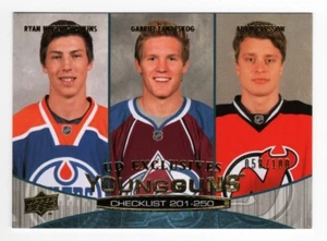 2011-12 Upper Deck UD Exclusives Young Guns Nugent-Hopkins Landeskog Larsson 100 - Picture 1 of 2