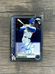 2025 Topps Chrome Hunter Feduccia RC Auto Rookie Dodgers #RA-HF - Bild 1 von 3