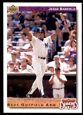 1992 Upper Deck Jesse Barfield New York Yankees #644 - Image 1 of 2