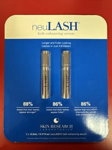 NeuLASH Suero Mejorador de Pestañas Set de 2 X (3,2 ml) nueLash Serum Duo ¡Nuevo Sellado!! - Imagen 1 de 3