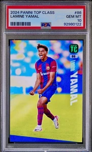 POP 2 PSA 10 RC Lamine Yamal 2023-24 Panini Top Class Spain Exclusive Rookie WOW - Bild 1 von 3