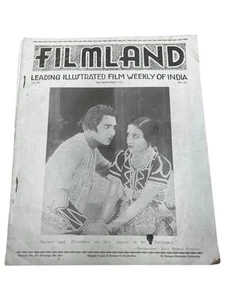 VTG Filmland Illustrated Film Weekly Of India Paper Magazine 1932 RARE HTF 👀 - Picture 1 of 6