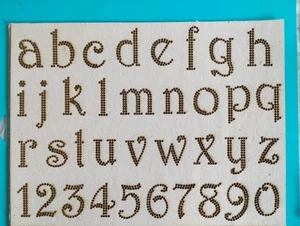 Hotfix Legeboard / Legeschablone für 2mm Hotfix / Alphabet 23,5 * 32 cm - Bild 1 von 1