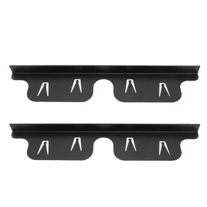 US 2 Pair Of Stainless Steel Stove Crevice Cover Adjustable Filler Counter Guard - Picture 1 of 24