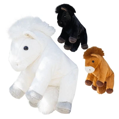 Plush Horse Backpack Soft Wide Shoulder Straps Bag Kids Plush Backpack - Image 1 of 4