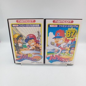 Pro Yakyuu Family Stadium 87 & 88 Famicom NES Japanese With Box