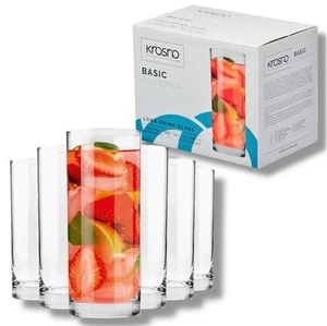 6er Set Longdrink Gläser / Wasser Glas / Saft Gläser / Spülmaschinenfest / 300ml - Bild 1 von 6