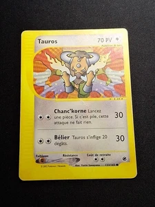 Tauros 133/165 Wizards Expédition Carte Pokémon FR - Picture 1 of 6