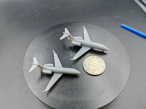 Modelo de jet de negocios Bombardier Challenger 605 impreso en 3D 1/350/400/500 sin recubrimiento - Imagen 1 de 4