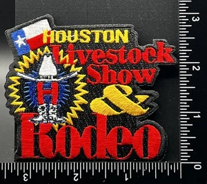 Houston Livestock Show & Rodeo - Iron-On Embroidered Patch - Picture 1 of 1