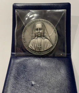 Moneda Medallón Colombo Medaglie CDF Rara Santísima Madre Marie-Rose Durocher - Imagen 1 de 8