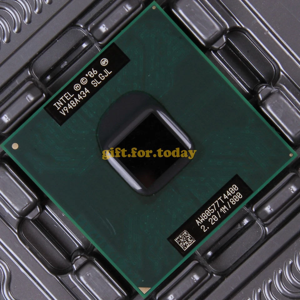 Original Intel Pentium T4400 2.2 GHz Dual-Core (AW80577GG0491MA) Processor CPU - Image 1 of 1