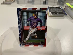 2025 TOPPS BASEBALL FLAG REVOLUTION 44 BRENTON DOYLE ROCKIES 55/76 - Picture 1 of 2