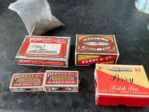 Job Lot Vintage Perry & Co Nibs to include 1402 - 1052F - 335F - 88F - 2301 EF