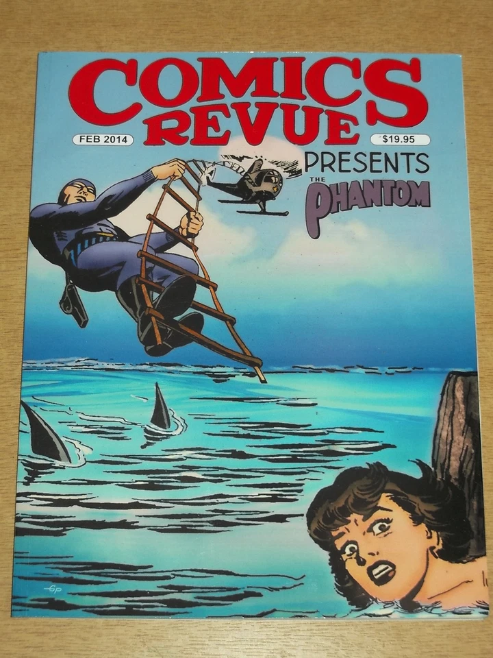 COMICS REVUE FEBRUARY 2014 TARZAN FLASH GORDON PHANTOM MANUSCRIPT PRESS MAGAZINE - Image 1 of 1