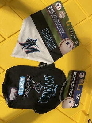 Miami Marlins Bandana & Tee Shirt for Small Dog - Image 1 of 4