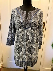 Medaillon Design Kurta Tunika Large, Dana Buchman - Bild 1 von 5