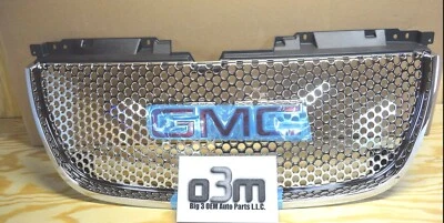 GMC Yukon 2007-2014 parrilla delantera superior cromada con logotipo GMC nuevo OEM 22761715 Foto 1 de 3