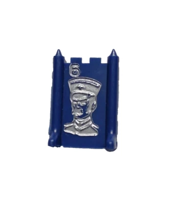 Vintage 1977 Stratego Blue Lieutenant #6 Army Piece Board Game Replacement Piece - Image 1 of 2