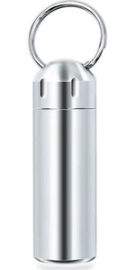 Wasserdichte Schlüsselanhänger Pillendose Etui Tragbar Mini Halter Outdoor Reise - Bild 1 von 12