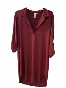 Emma & Michele Women’s Dress Red Size Medium Quarter Sleeve Eyelet - Picture 1 of 5
