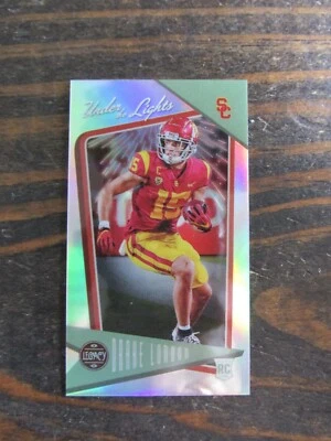 2022 Legacy DRAKE LONDON RC Under the Lights Mini Insert Football Card #UL-9 - Image 1 of 2