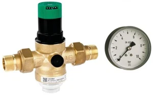 Honeywell Druckminderer Braukmann D06F mit Manometer verschiedene Größen - Bild 1 von 3