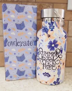 Owlcrate Exclusive 1 von 4 Limited Edition Sommerblau Blumen Wasserflasche 12oz - Bild 1 von 8