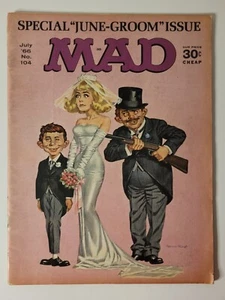 MAD Magazine #104 (July 1966) Shotgun Wedding Cover - Picture 1 of 7