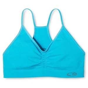 Champion Girls C9 Seamless Cami Sports Bra Size S Color Costume Blue - Picture 1 of 2