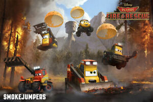 362964 Planes Fire and Rescue Smoke Jumpers (2014) Movie Room Poster AU