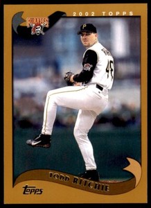 2002 Topps Todd Ritchie Baseball Cards #156