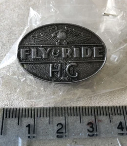 Harley - Davidson HOG Fly And Ride Pewter Pin Anstecker - Bild 1 von 1