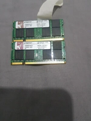Kingston HPK800D2S6/2G 4GB (2x2GB) PC2-6400 DDR2-800 Laptop Memory RAM - Image 1 of 4