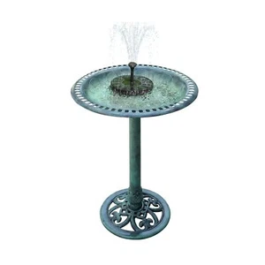 Vypart 28" Bird Bath with Solar Bird Bath Fountains,Lightweight Pedestal Bird... - Picture 1 of 7